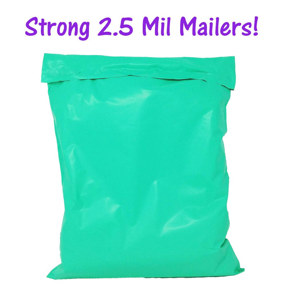 12×15.5 Pink]]Blue]Green]Purple]Yellow,Teal Poly Mailer Colored Shipping Bag NEW