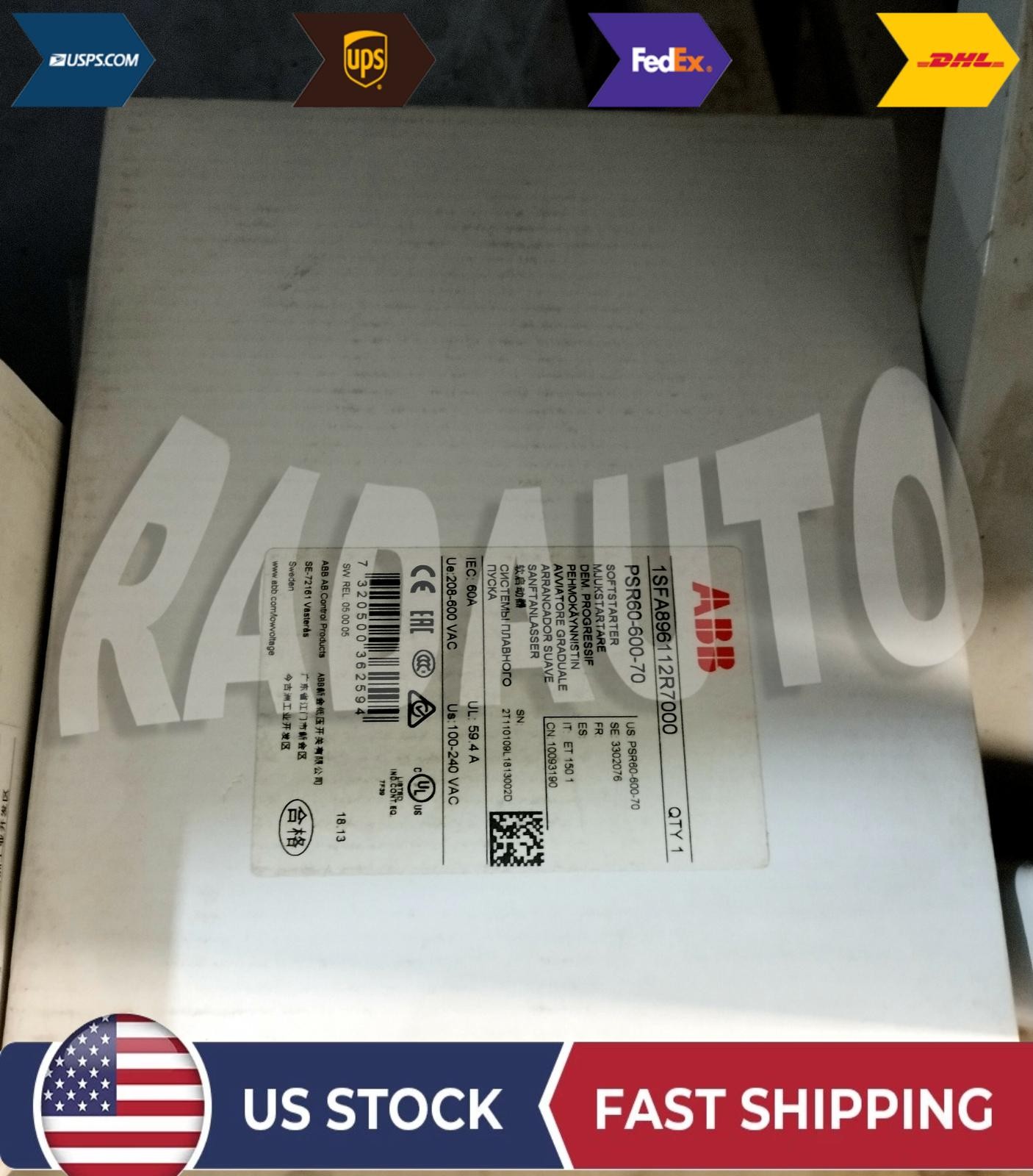 1PC PSR60-600-70 ABB Soft Starter Brand New Fastshipping