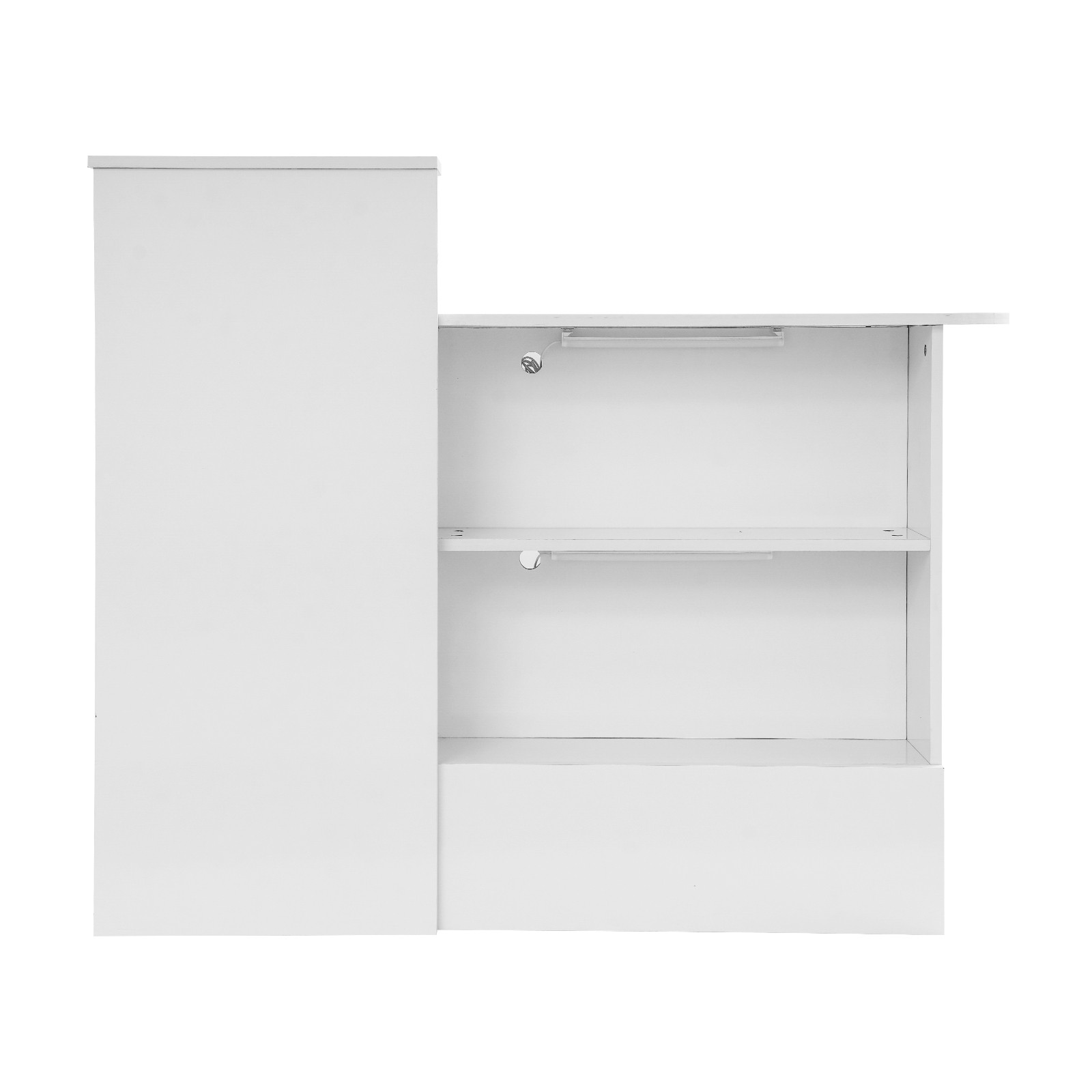 Office Reception Desk with Counter Salon Retail Checkout Counter Front Desk