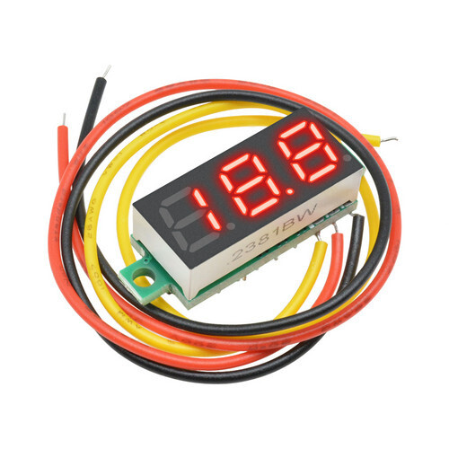 1-10PCS Mini DC0-100V 0.28In 3-Digital Voltmeter LED Voltage Panel Meter 3 Wire
