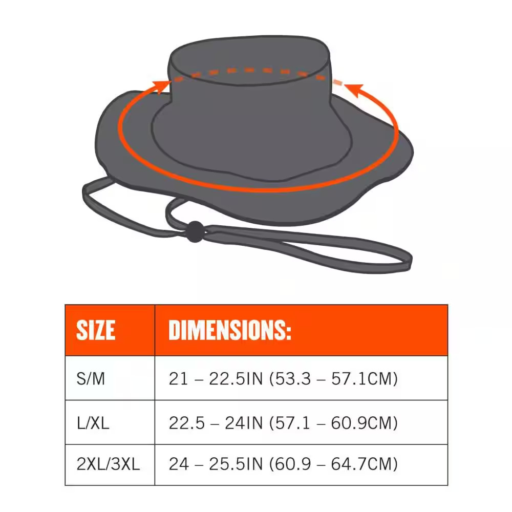 Glowear 2XL/3XL Hi-Vis Orange Ranger Hat