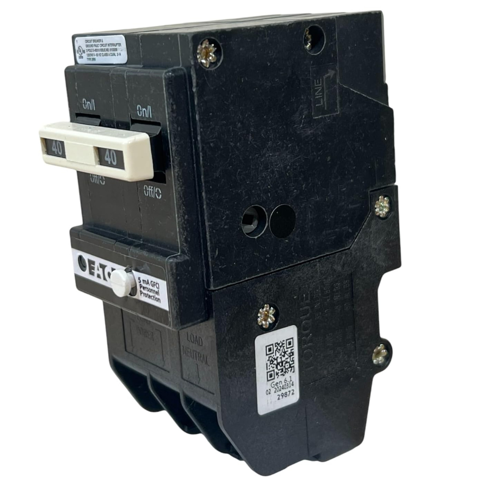 15 PACK Eaton BRN240GF 40 Amp 2 Pole GFCI Circuit Breaker 120/240V Type BR NEW