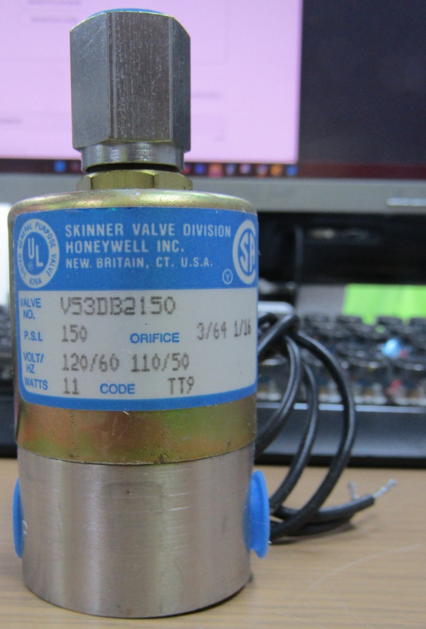 😏 NEW SKINNER 150 PSI SOLENOID VALVE 120 VAC 11W V53DB2150