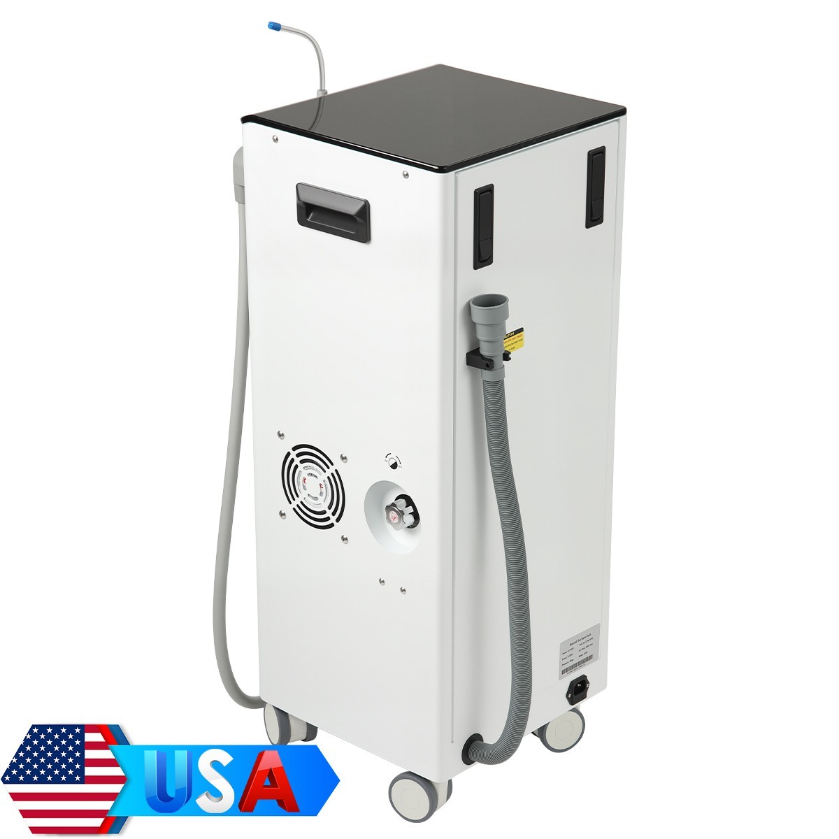 Portable Dental Mobile Suction Unit System Negative Pressure Pump High Volume