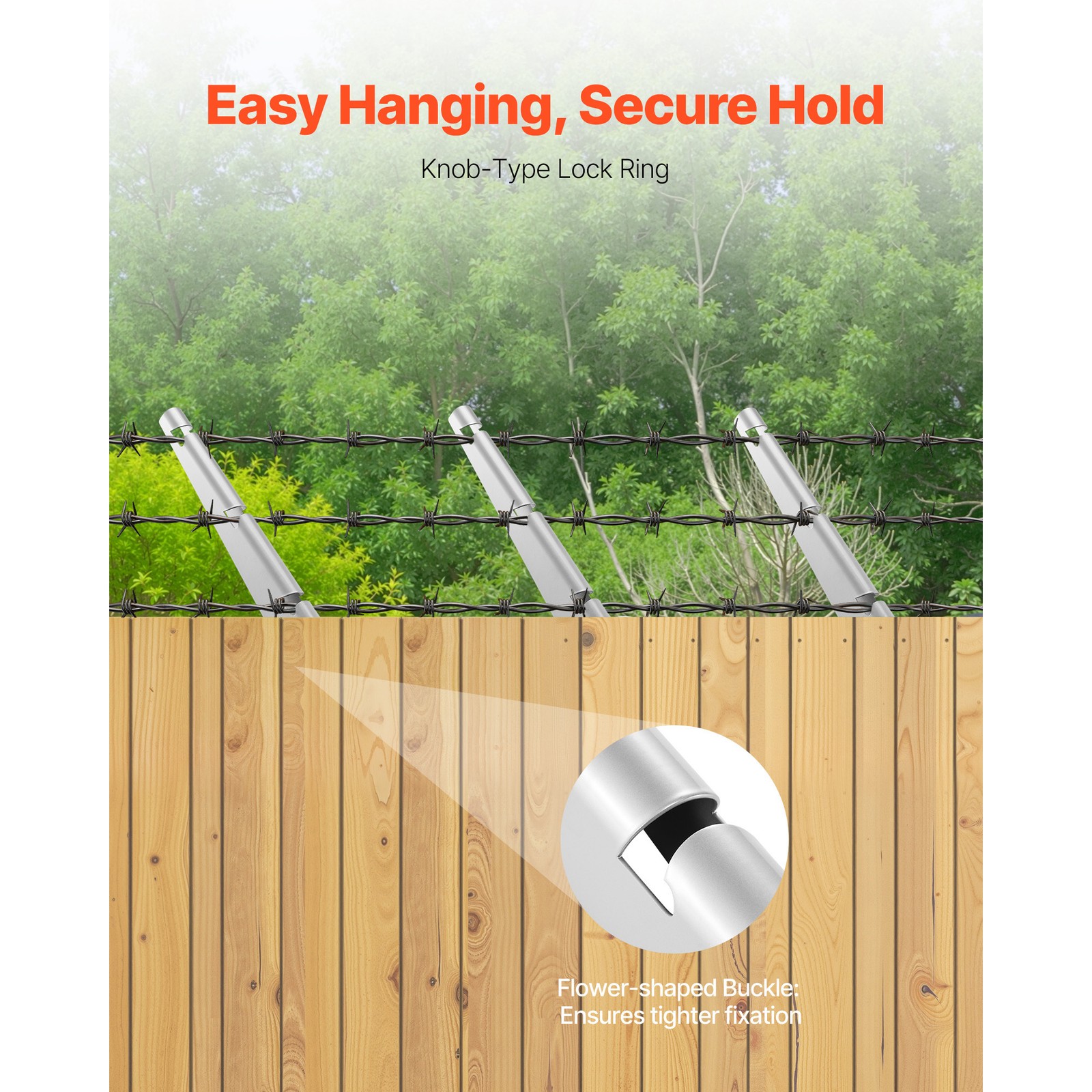 Barbed Wire Arm 10Pack 12.2 in Galvanized Steel Fence Extender Surface Mounted