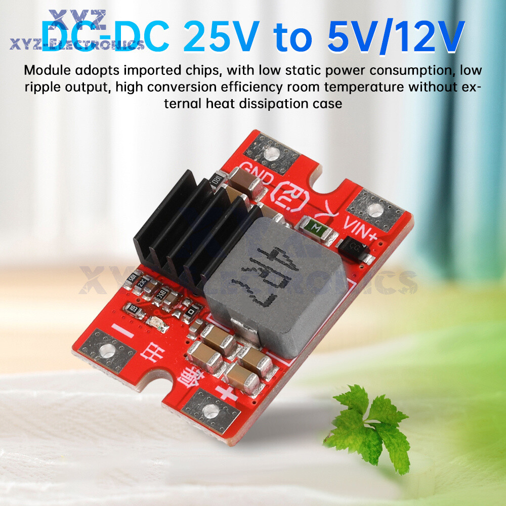 27V to 5V12V8A Mini DC-DC Step down Module Model Aircraft High Power Buck Module