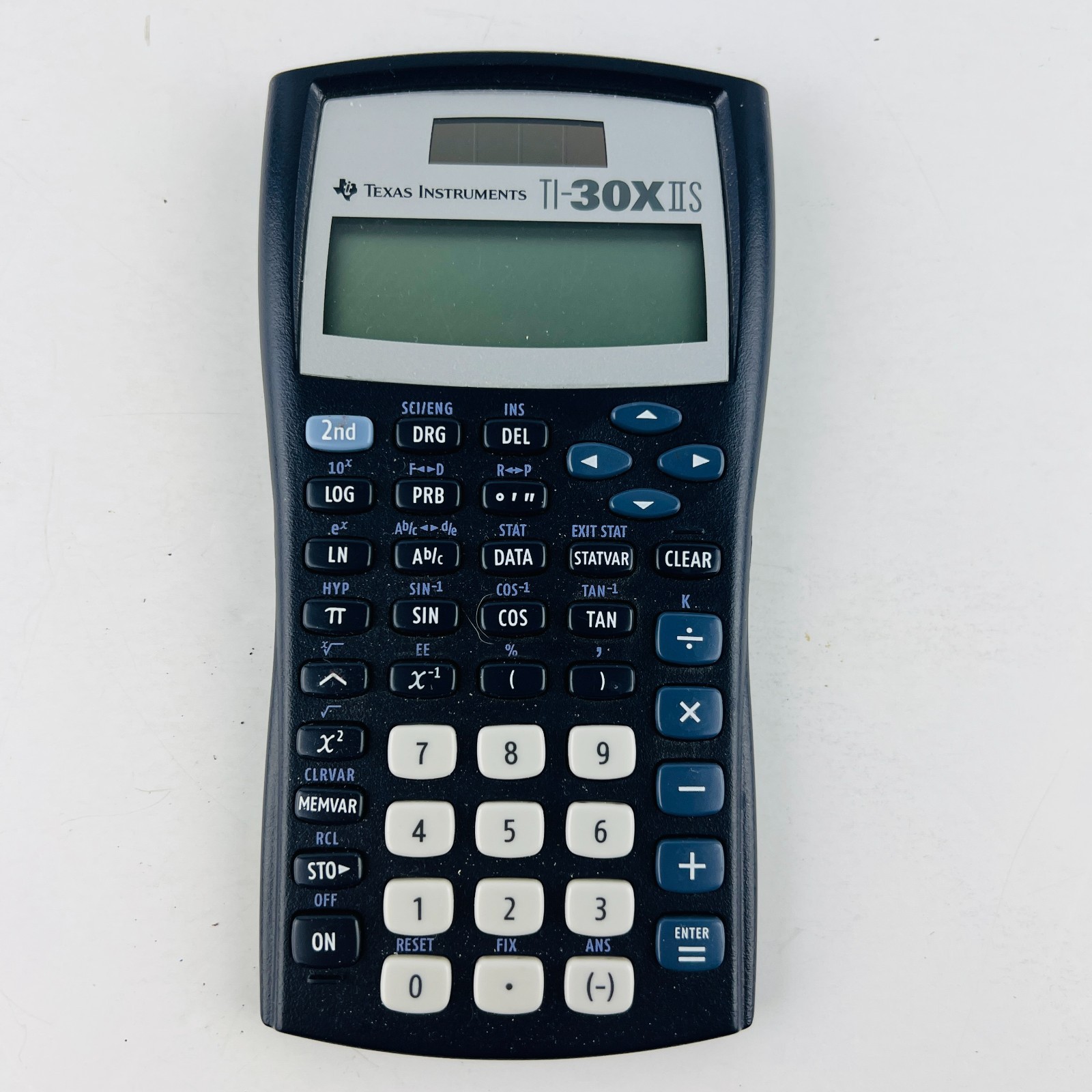 Texas Instruments TI-30XIIS Scientific Calculator, Black with Blue Accents