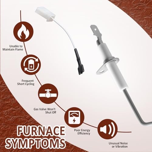 2pc Furnace Flame Sensor Rod for Carrier Bryant Payne Day & Night LH680014