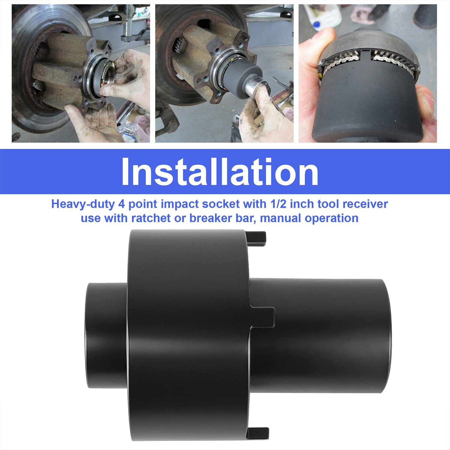 Rear Axle Hub Nut Socket For Transit 150 250 350 2015-2024