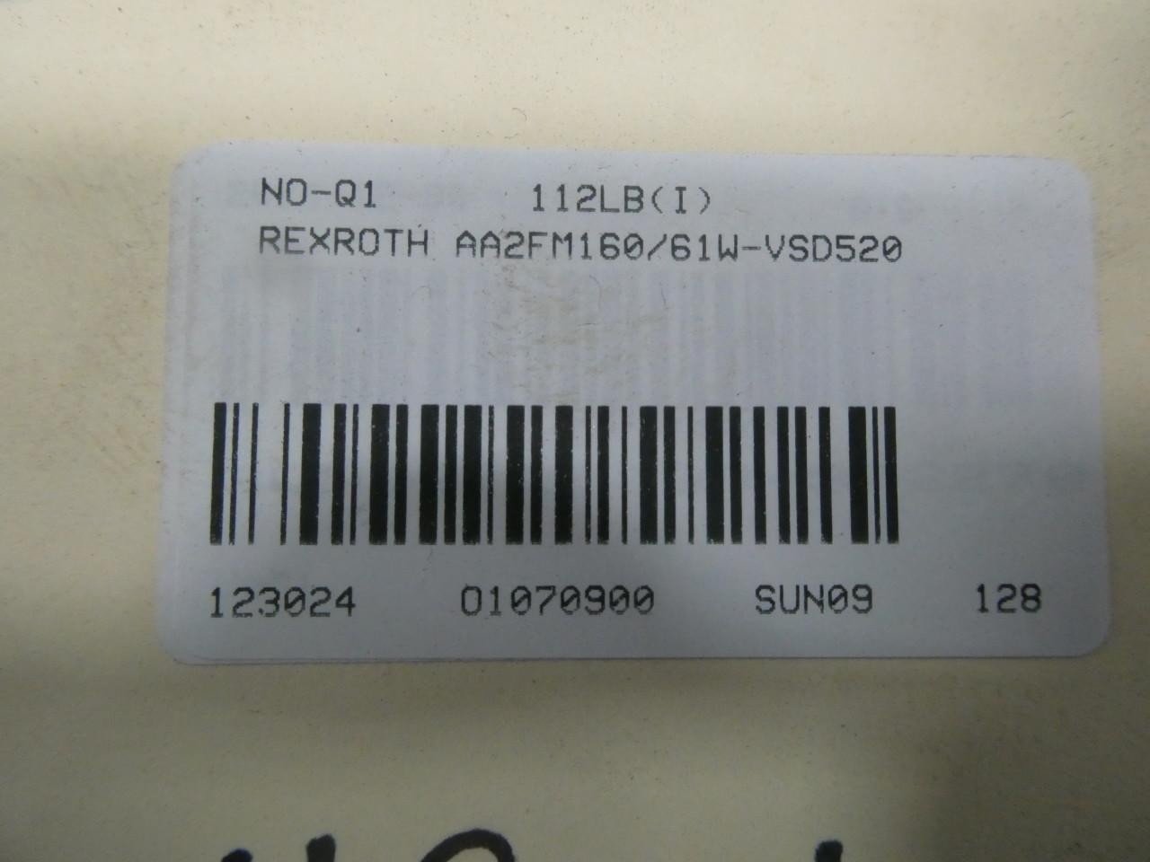 Rexroth R902193516 AA2FM160/61W-VSD520 Axial Piston Motor