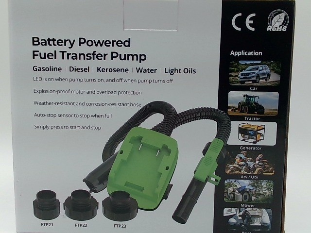 SoakSea DC 12V 60W Fuel Transfer Pump – Green