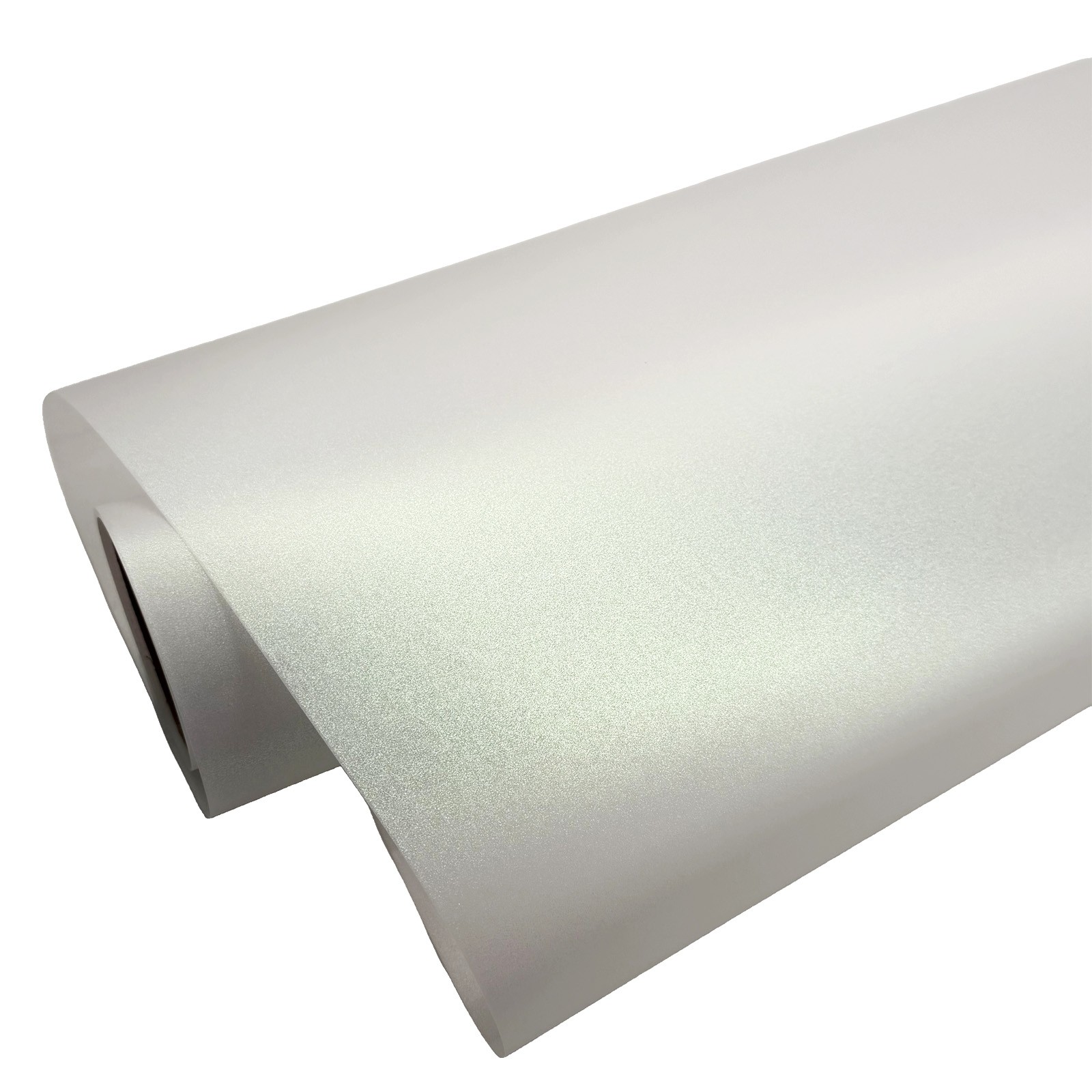 11.8in x 32.8ft DTF Pearlescent Film Roll Cold Peel White -US