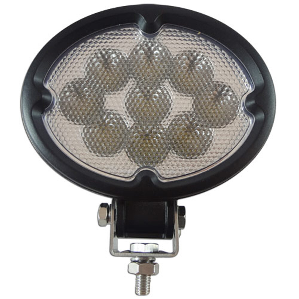 LED-630F LED Oval Cab Light 9-32V 27 Watt LED Flood Beam 1900 Lumens