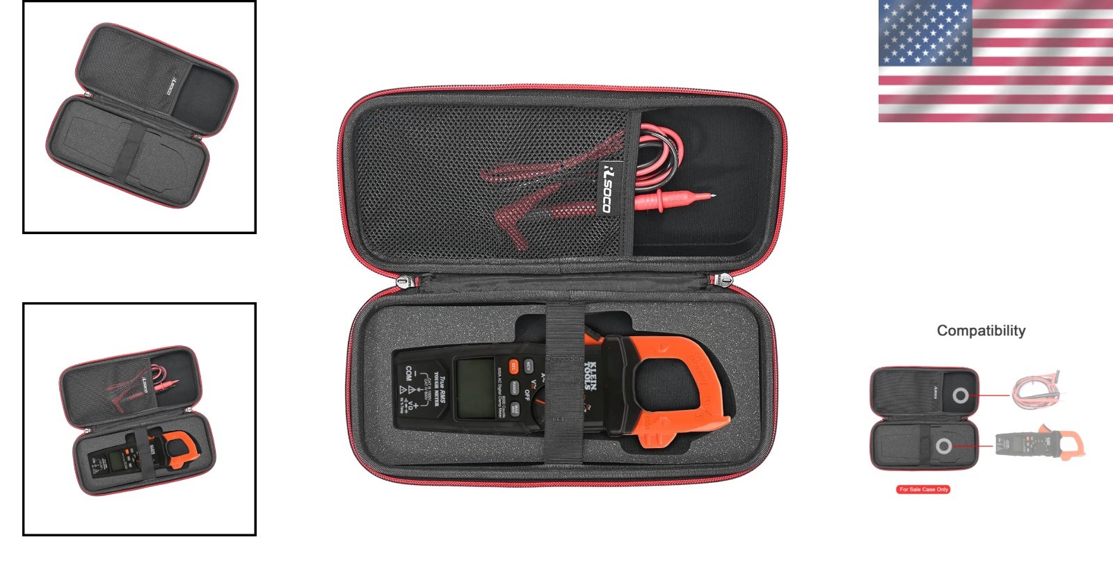 Klein Tools CL800/CL810/CL710 Hard Case | Compact Design//^-~