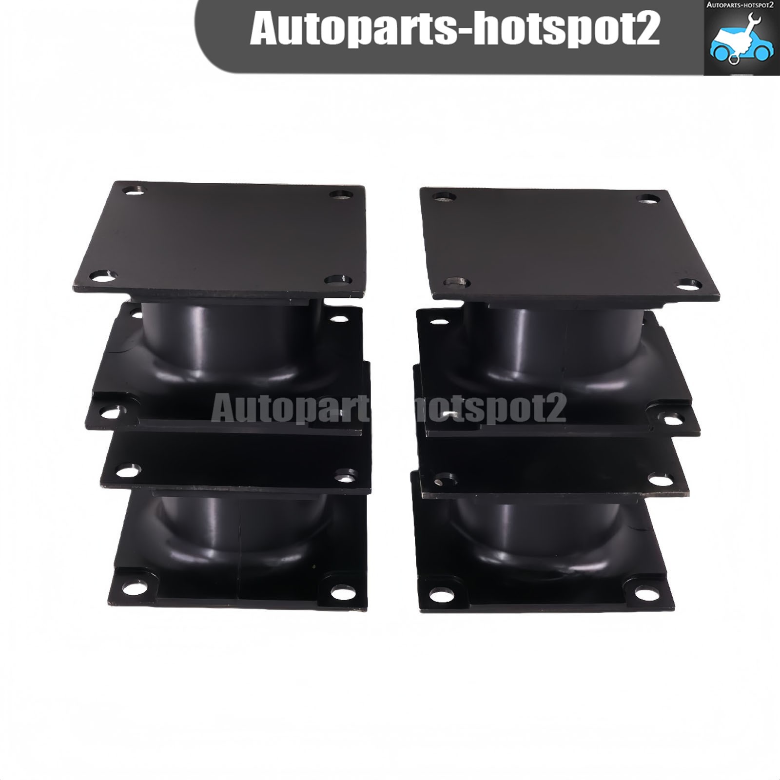 4PCS Vibratory Plate Compactor Rubber Isolator Shock Mount For Stanley Hydraulic