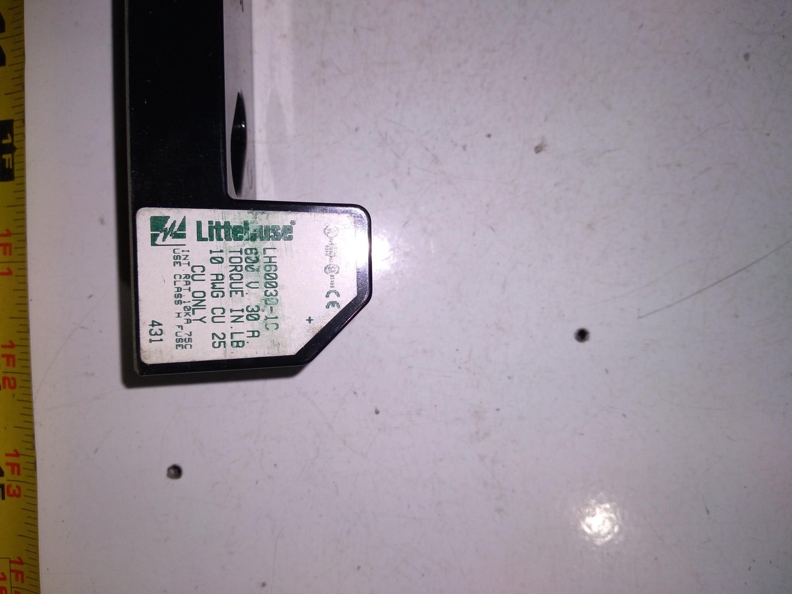 LITTLEFUSE LH60030-1C 600V 30A 10AWG CLASS H FUSE 10KA RATING 75C