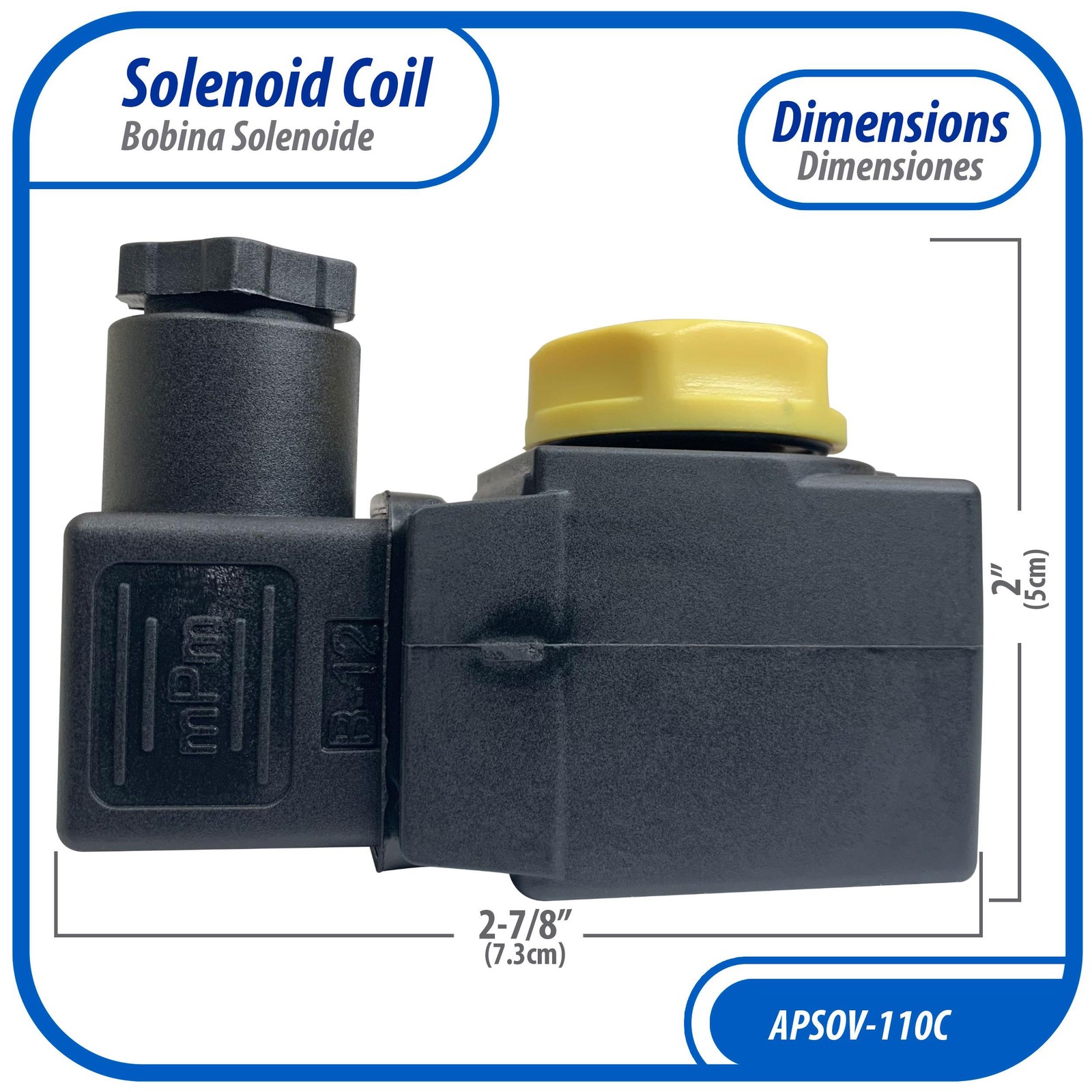 Appli Parts APSOV-110C 110 V, 50/60 Hz Solenoid Valve Coil