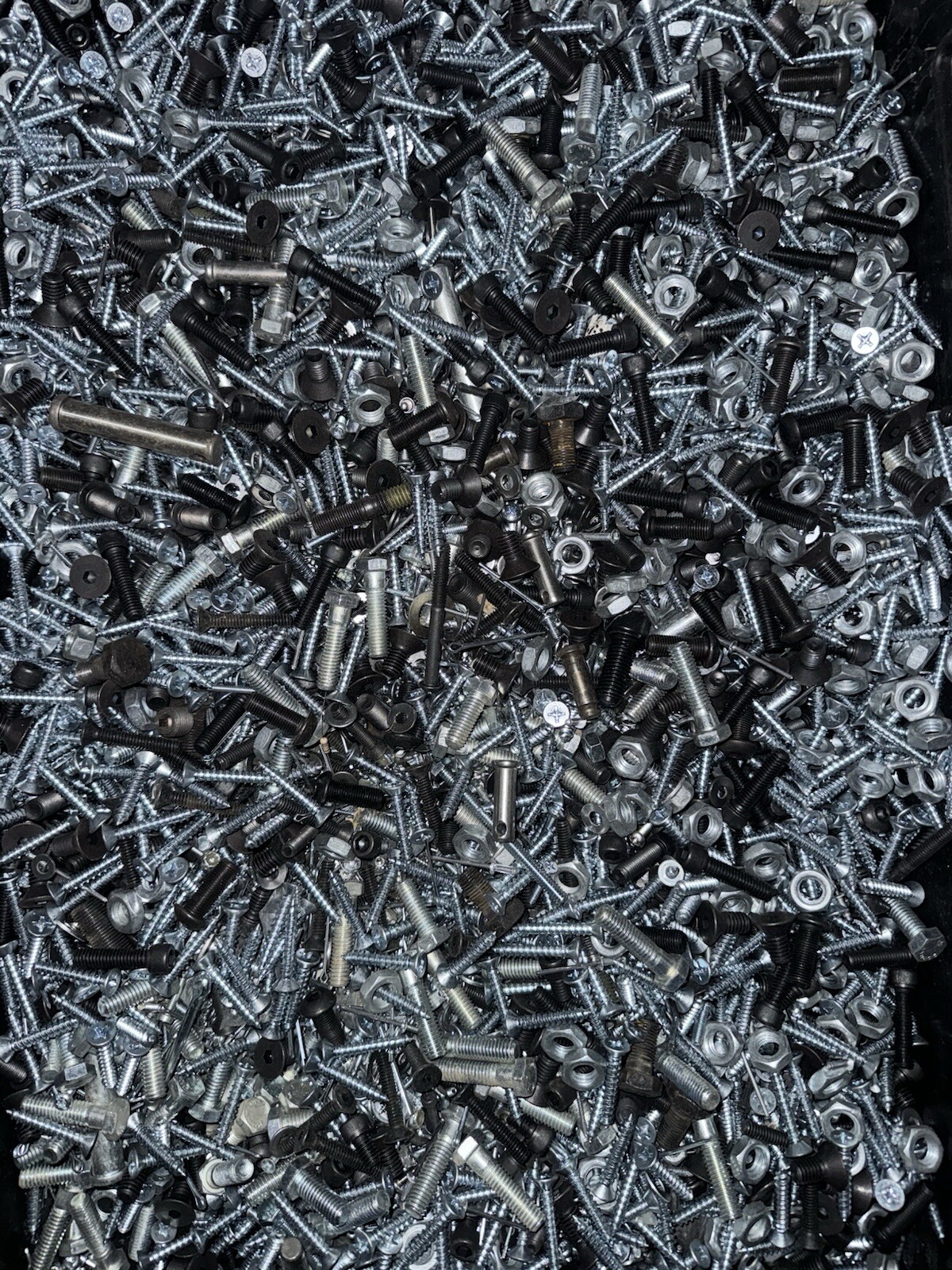 5 LBS: New MIXED LOT STEEL BOLTS NUTS SCREWS AND FASTENERS