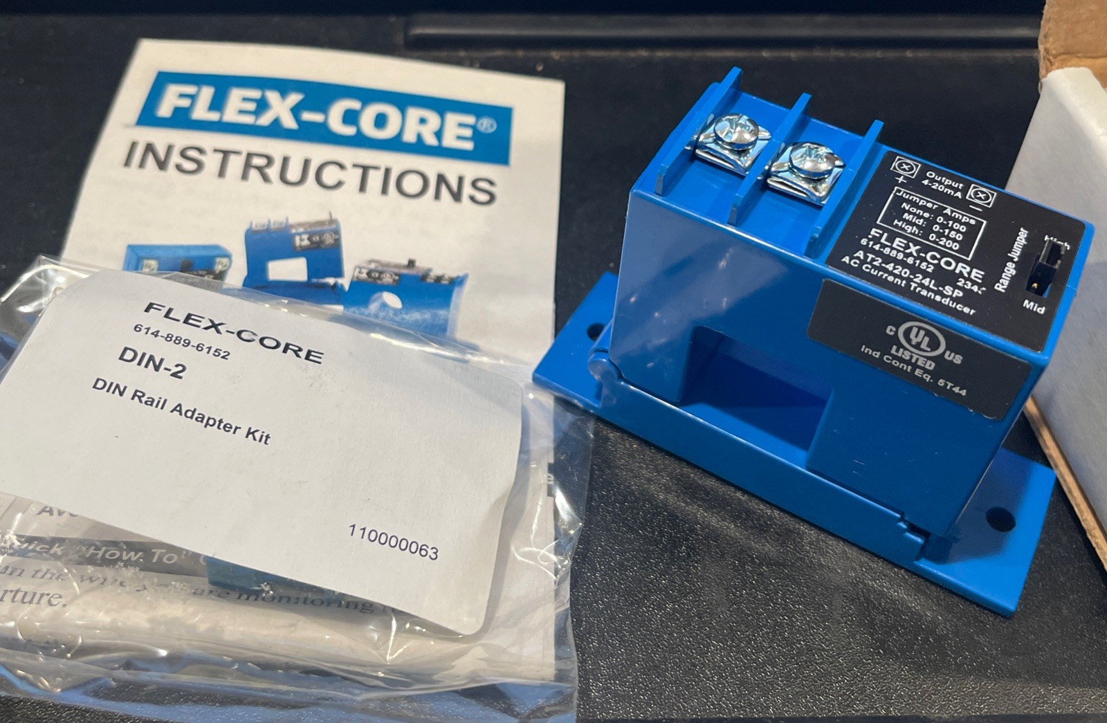 AT2‑420‑24L‑SP Split Core AC Current Transducer – 4‑20mA Output, 100/150/200A