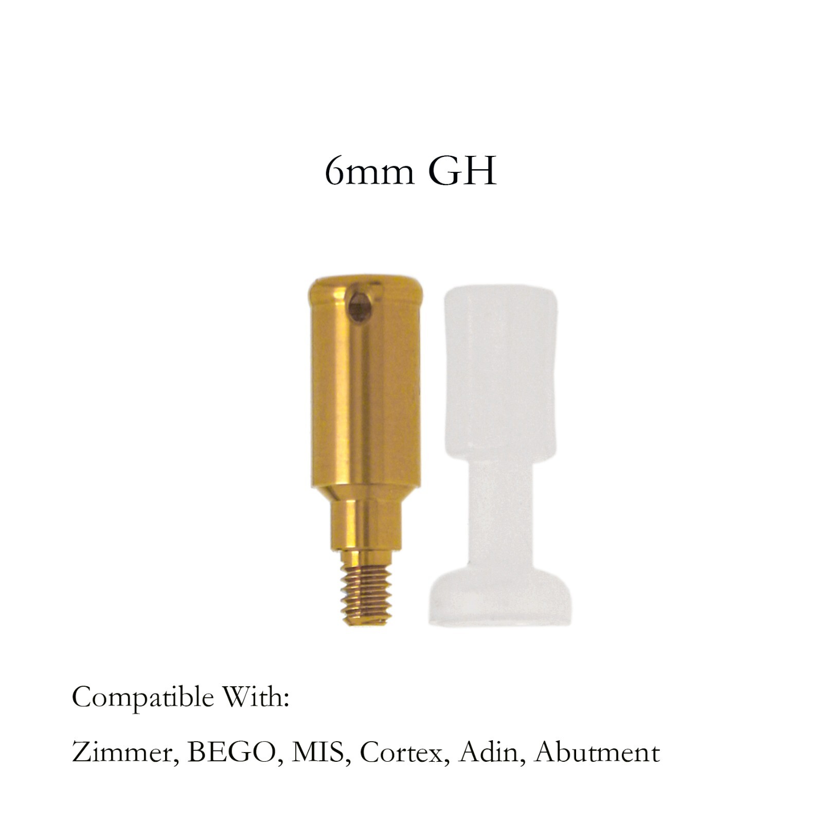 US Locator Abutment for Zimmer Tapered Screw Vent 3.5/4.5 Internal Hex Implants