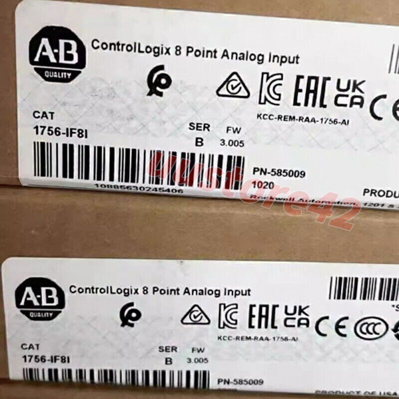 AB 1756-IF8I /A Isolated Analog Input Module AB 1756IF8I