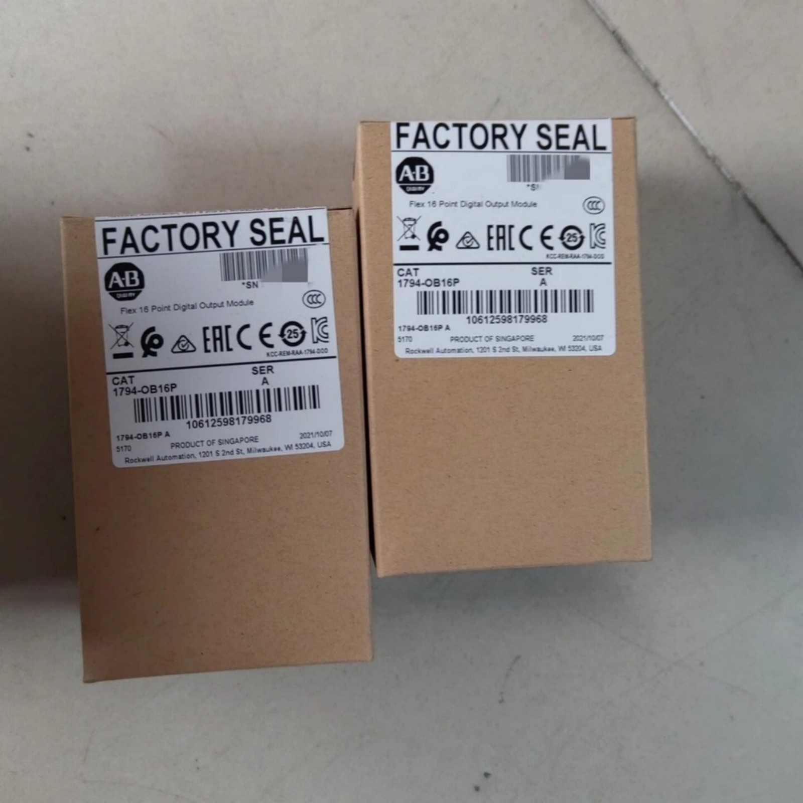 New in Box AB 1794-OB16P/A Flex 16 Point Digital Output Module 1794OB16P serA US