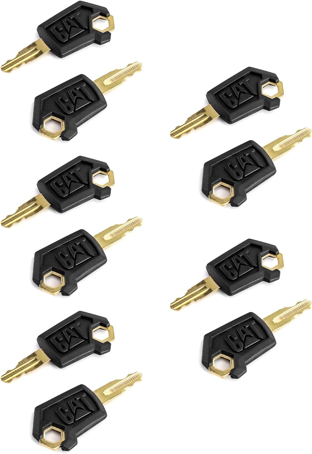 10PCS 5P8500 CAT Caterpillar 5P-8500 Excavator Key Heavy Equipment Ignition Keys