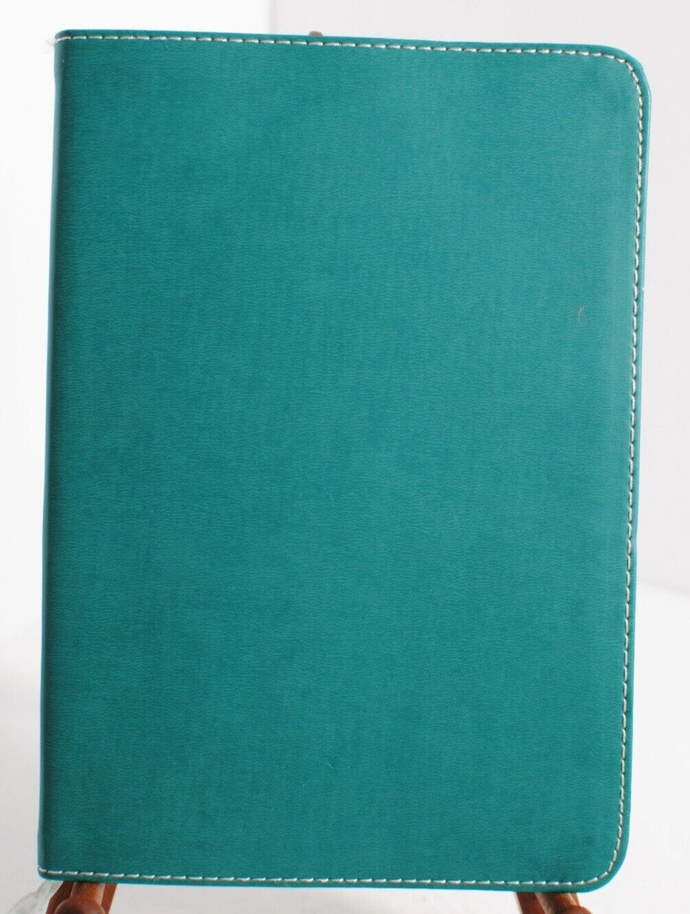 Piccadilly Blank Turquoise Blue Faux Leather Journal Notebook w Bookmark – NEW