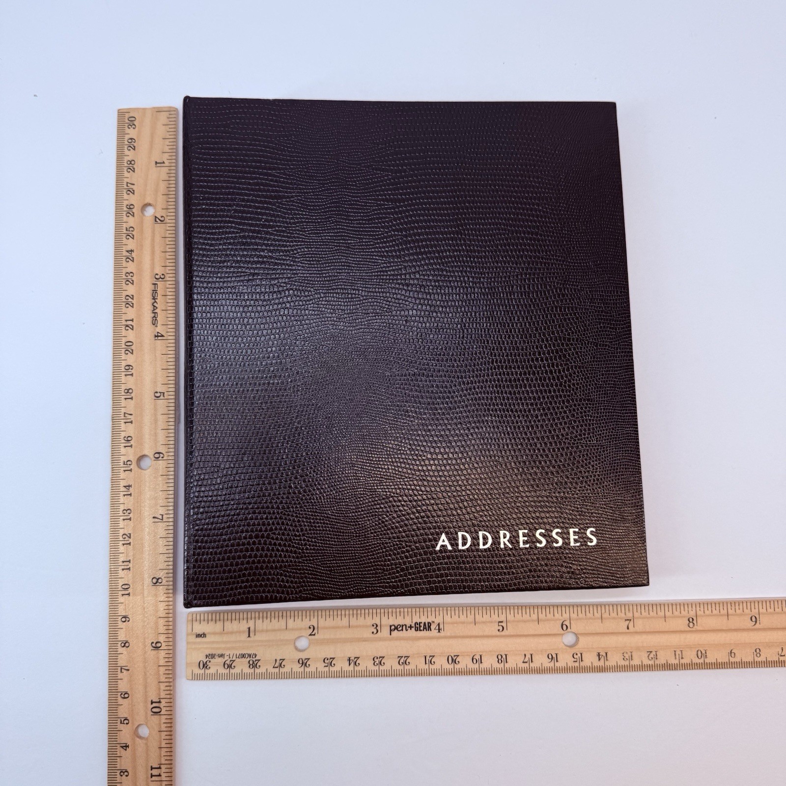 Hallmark Classic Address Book Simulated Leather Ringbound Divided Sections