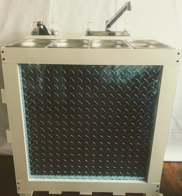 Concession Sink Portable USED Scratch & Dent – Silver (FREE 30 DAY RETURNS!)