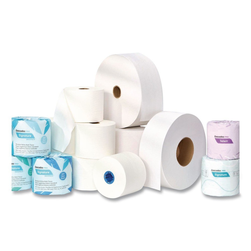 Cascades PRO B040 2-Ply Select Standard Bath Tissue – White (96/Carton) New