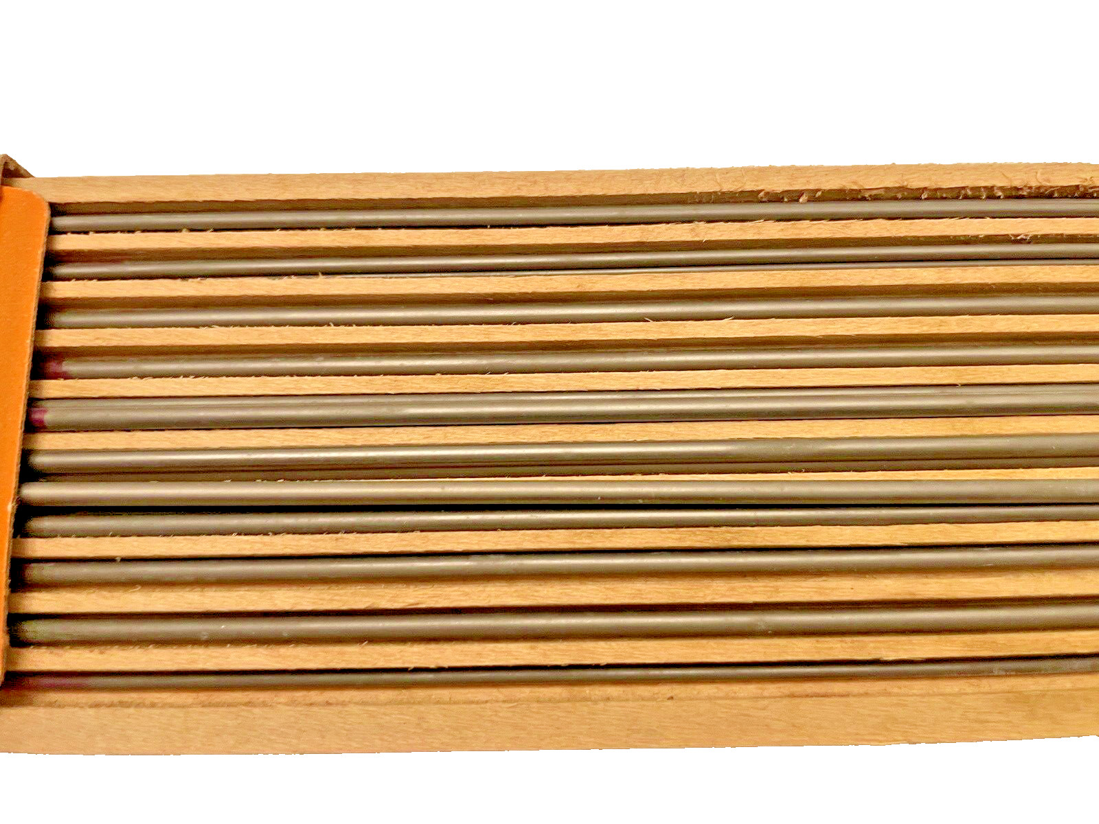 Electrodes AIRCO 2% Thor-Tung Made in USA Welding 10+ Rods in Box Vintage