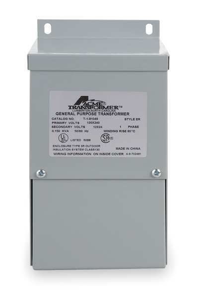 ACME T-1-81051 500 VA BUCK BOOST TRANSFORMER 500 WATT