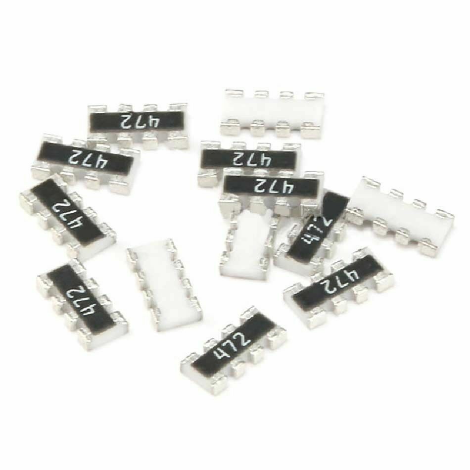 0603 SMD SMT Chip Array Resistor 8P(2*4P) ±5% Network Resistance 0Ω To 1MΩ/Ohm