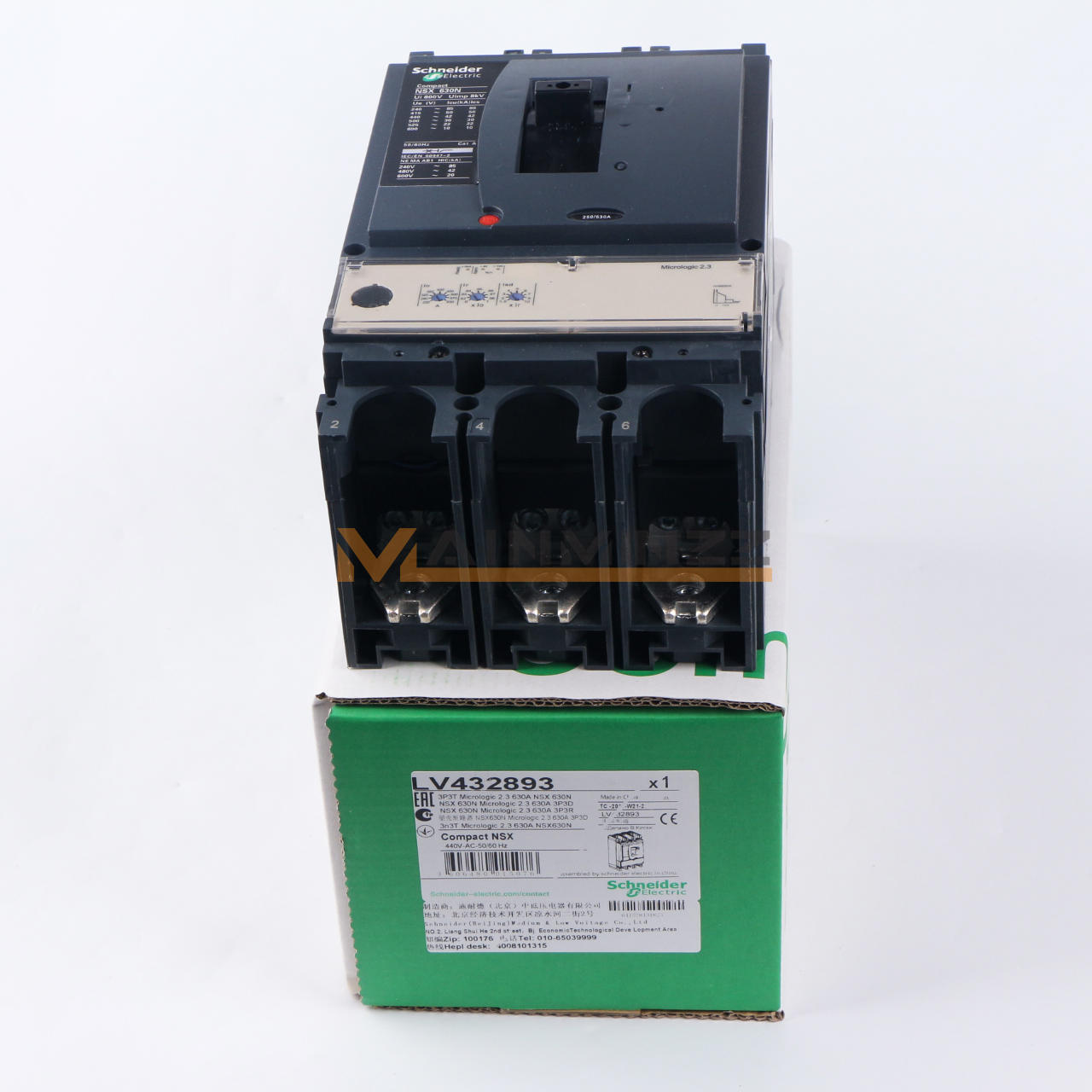 NEW IN BOX One LV432893 NSX630N Molded Case Circuit Breaker 3P 630A