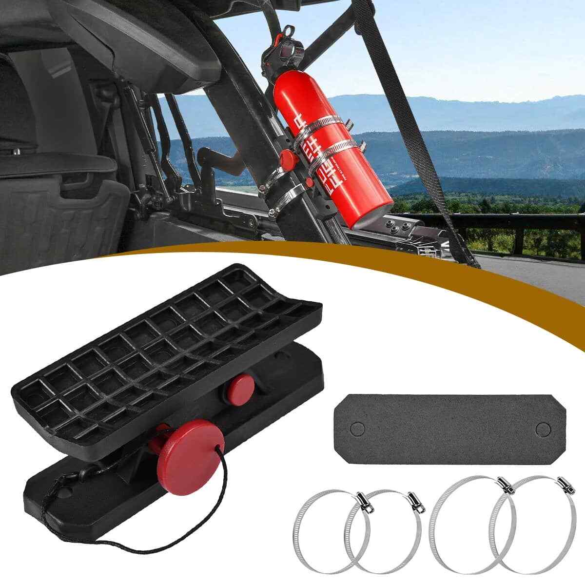Car Fire Extinguisher Holder Mount Bracket Adjustable For Jeep Wrangler 07-2024