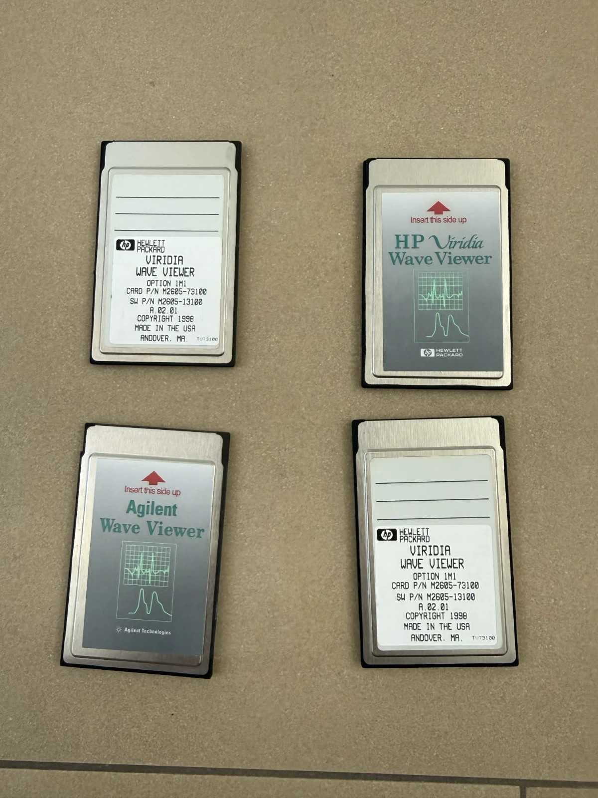 Tested & Working, Agilent Wave Viewer PCMCIA for a HP 200 LX – Used