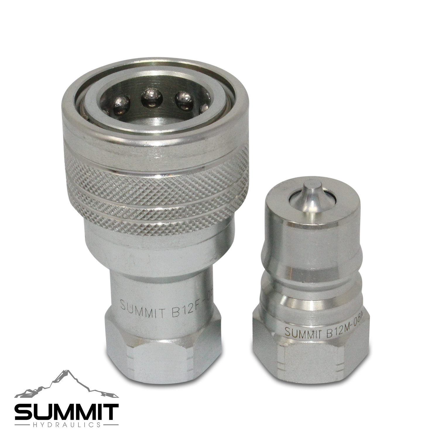 1/2″ NPT ISO 7241-B Quick Disconnect Hydraulic Coupler Set
