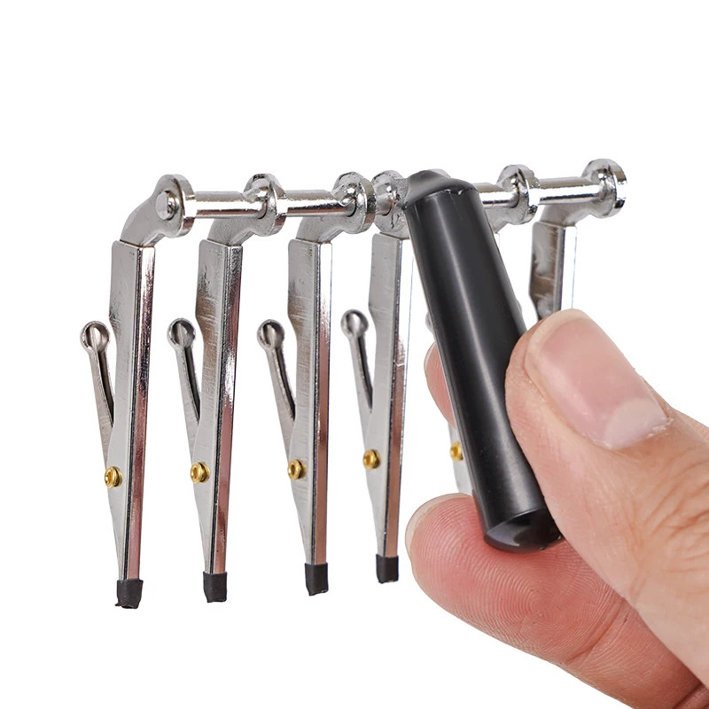 Dental Veneer Porcelain False Teeth Clip Veneer Glazing Clip Crown Holder Clamp