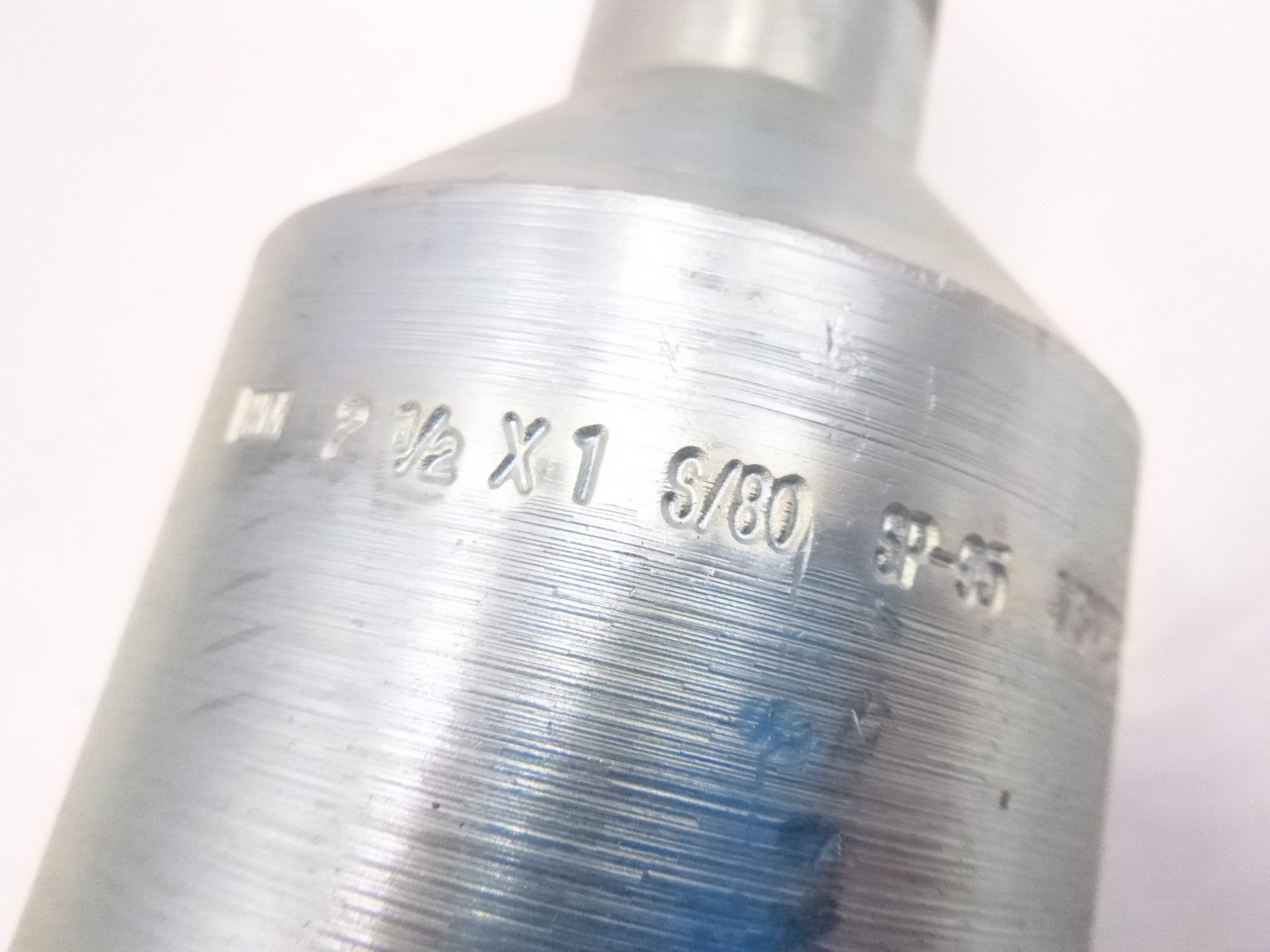 Swage Nipple 2-1/2″ x 1″ Schedule 80 Concentric Thread Both End A234 WPBN SP95