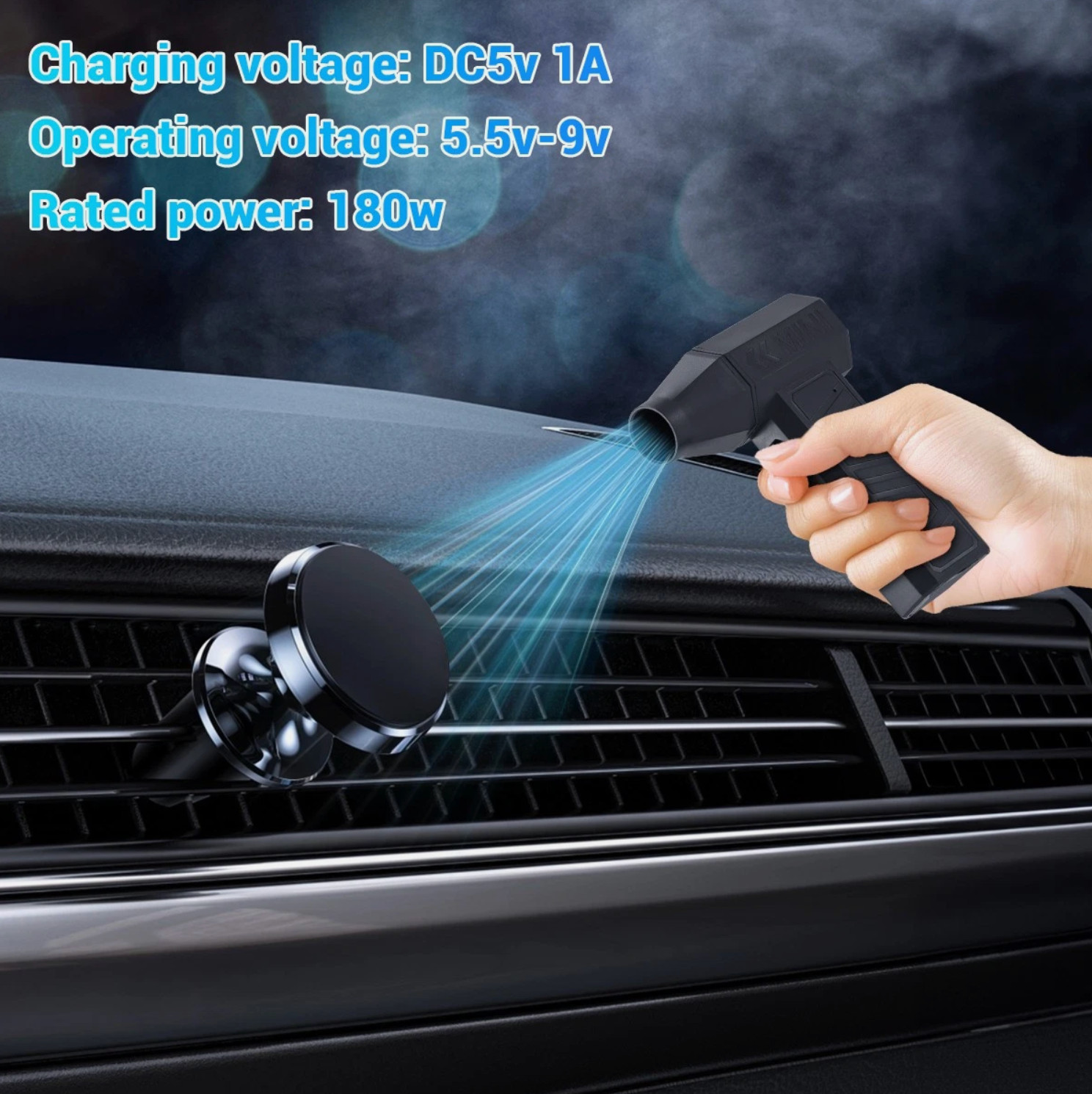 130000RPM Turbo Jet Blower Powerful Air Duster Brushless Fan Cleaner Tool