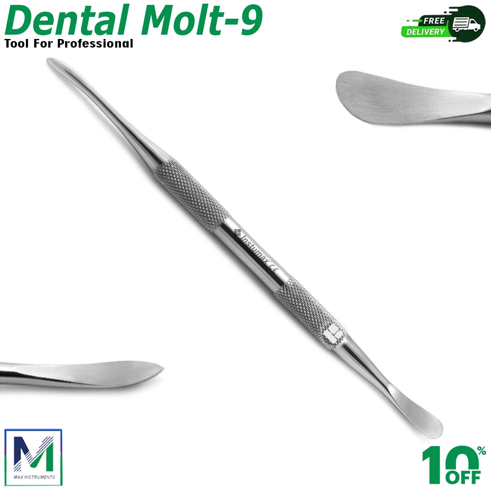 Dental Basic Extraction Kit Oral Surgery Root Elevators Rongeur Forceps