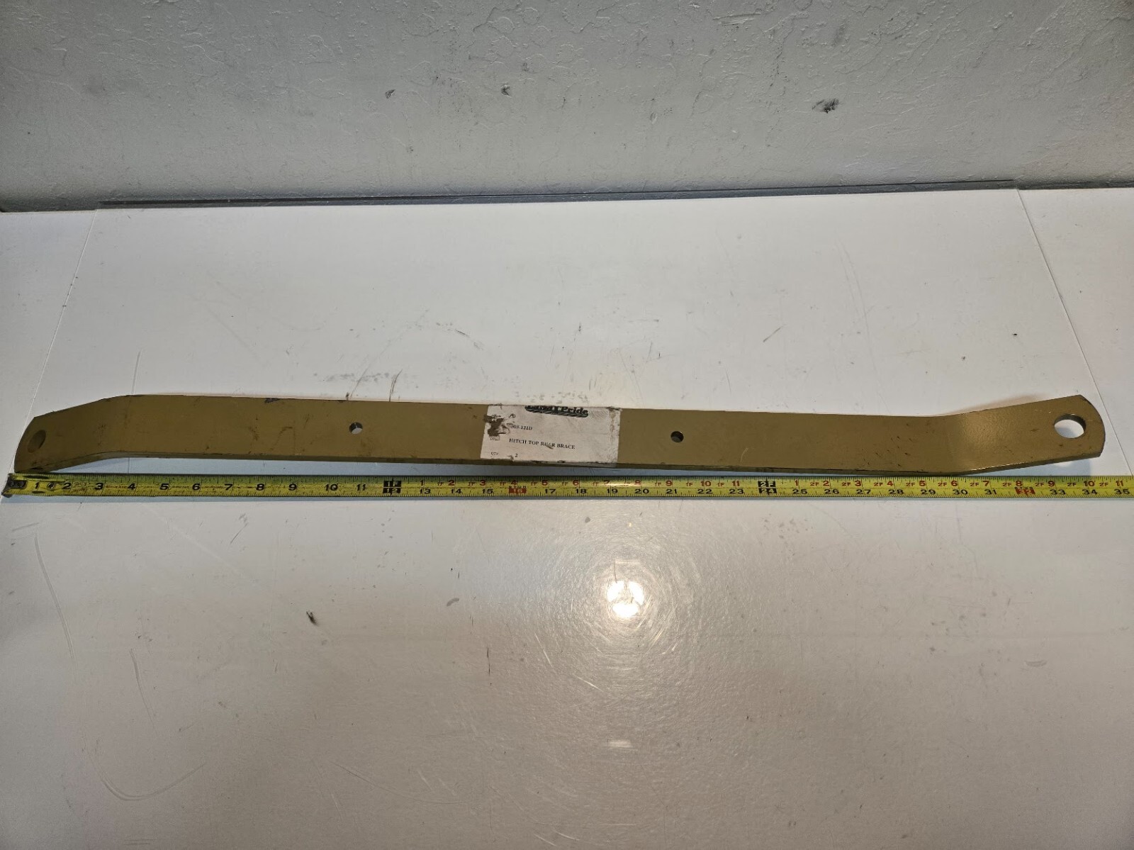 Land Pride Box Scraper Hitch Top Rear Brace 303-121D | 34″ Long 2″ Wide