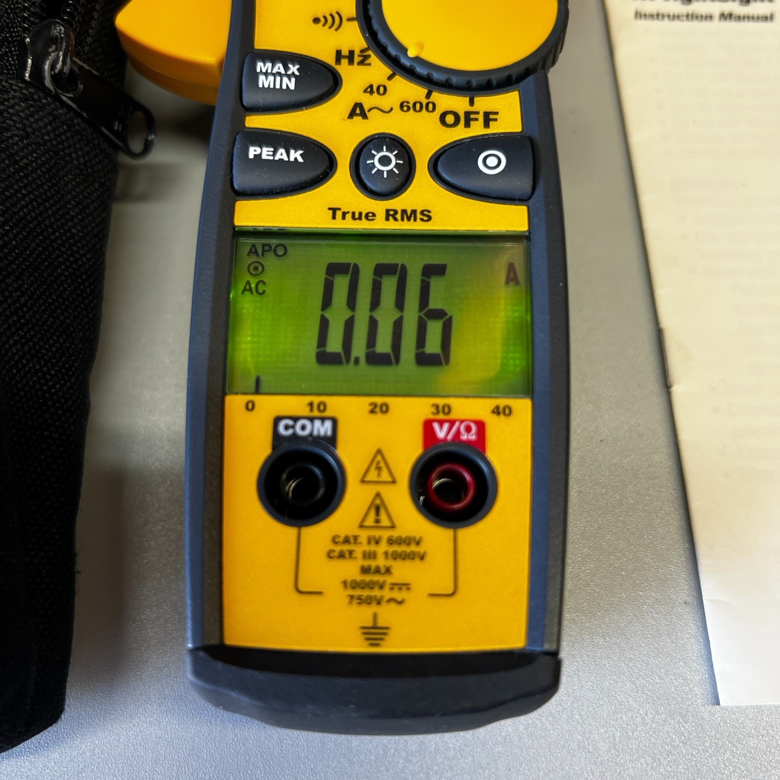 Ideal 61-766 660 Amp 750 VAC 1000 VDC TightSight™ TrueRMS Continuity Clamp Meter