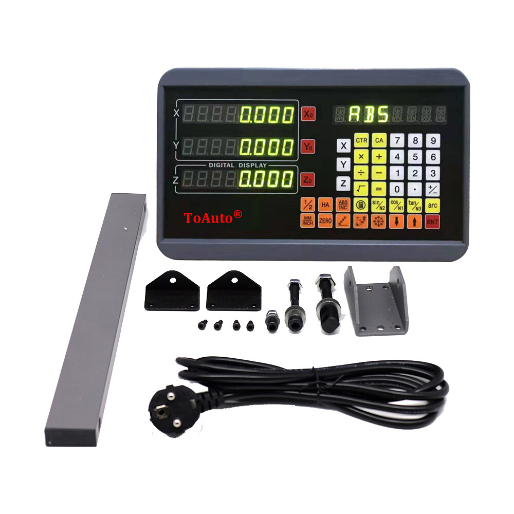 ToAuto 5um Linear Scale 100-1000MM Linear Glass Scales for Bridgeport Mill Lathe