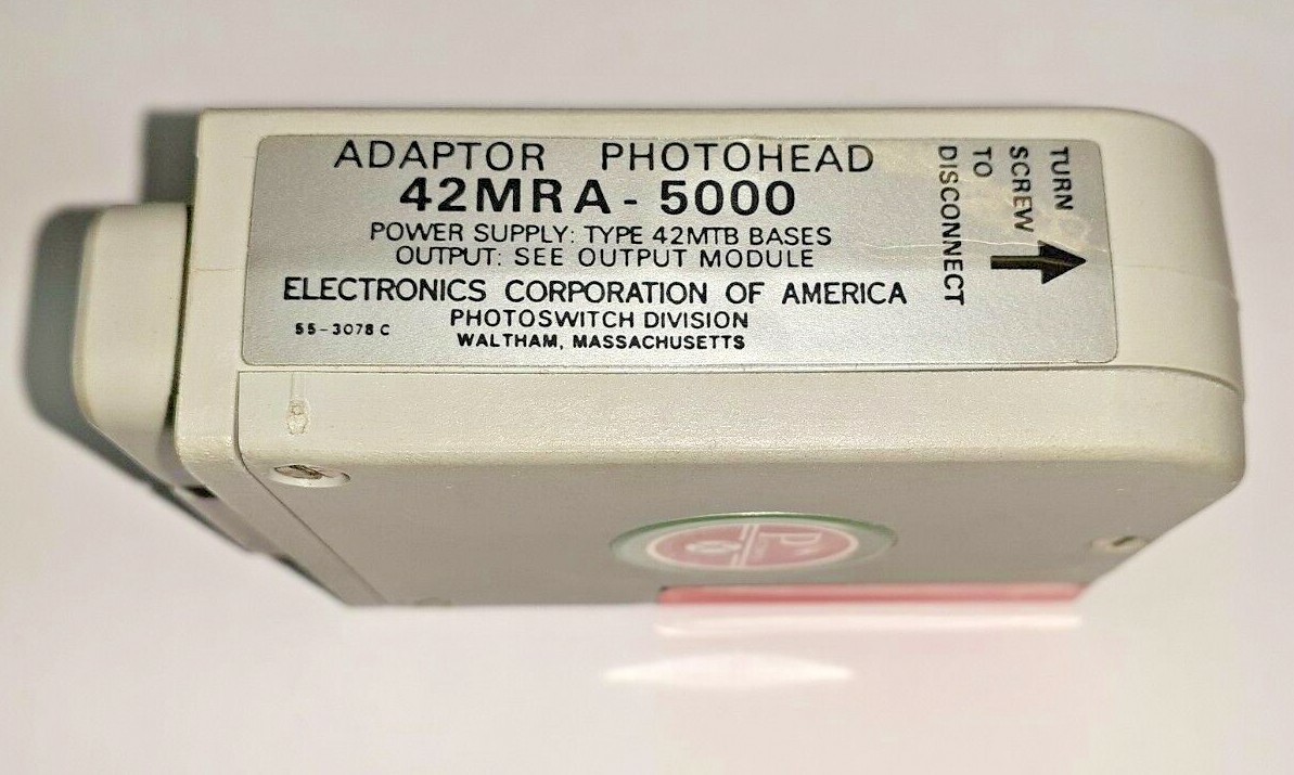 ALLEN BRADLEY PHOTOSWITCH 42MRA-5000 ADAPTER PHOTOHEAD, TYPE 42 MTB
