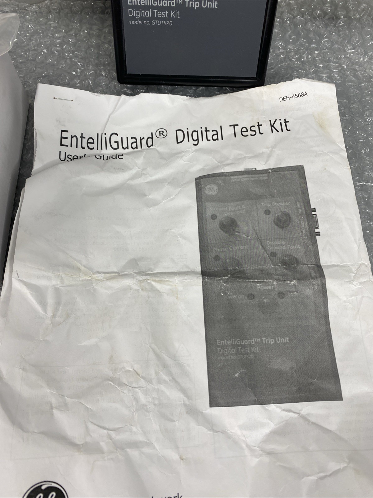 GE EntelliGuard Trip Unit Digital Test Kit GTUTK20/ New Without Box Electrical