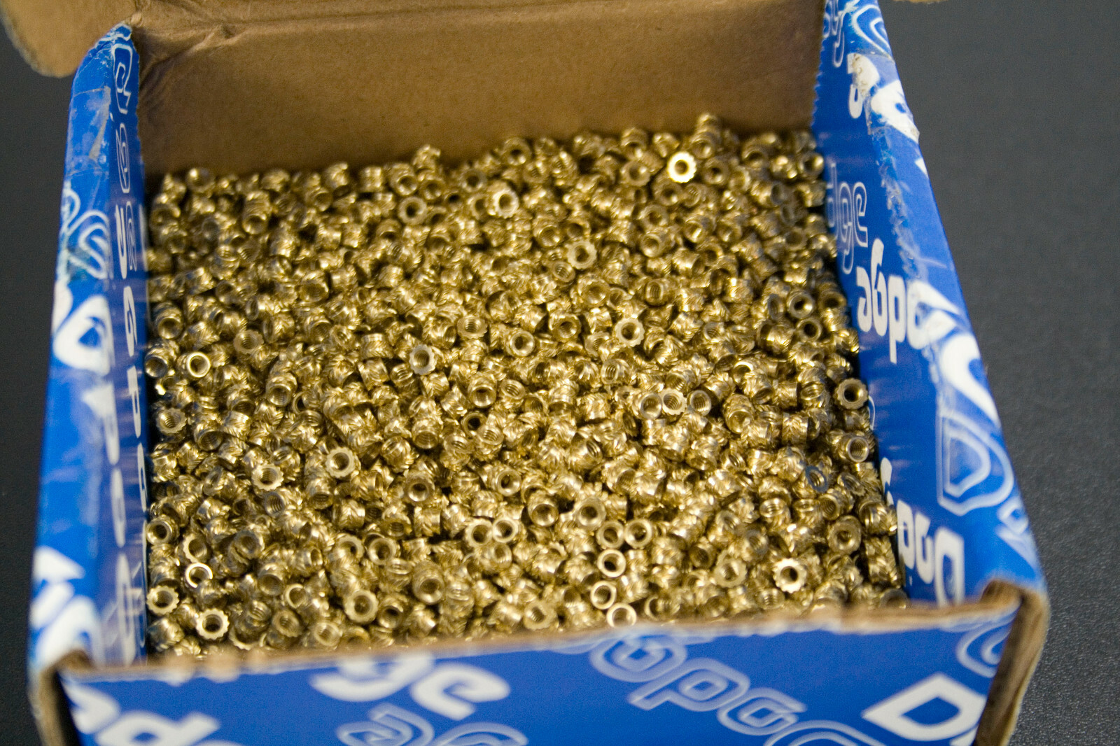 50 pcs 2-56 Small Brass Metal Threaded Heat Set Inserts for Plastic, 3D Printing