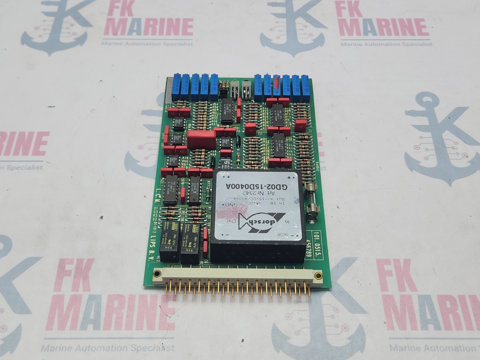 LIPS BV 800.0515.X A L.C.M. PCB WITH CARD HOLDER