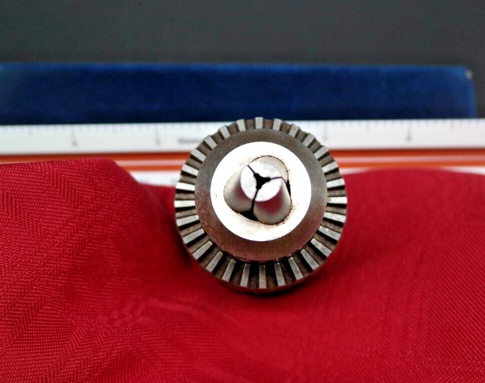 Jacobs 33BA Keyed Drill Chuck NOS 5/64-1/2″ or 2 to 13mm 5/8-16 TPI